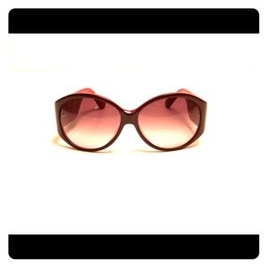 Fendi red sunglasses